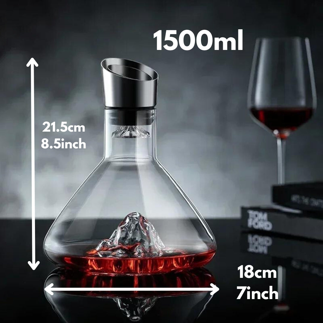 CRYSTAL CLEAR WINE DECANTER