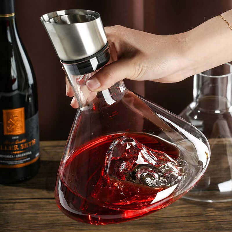 CRYSTAL CLEAR WINE DECANTER